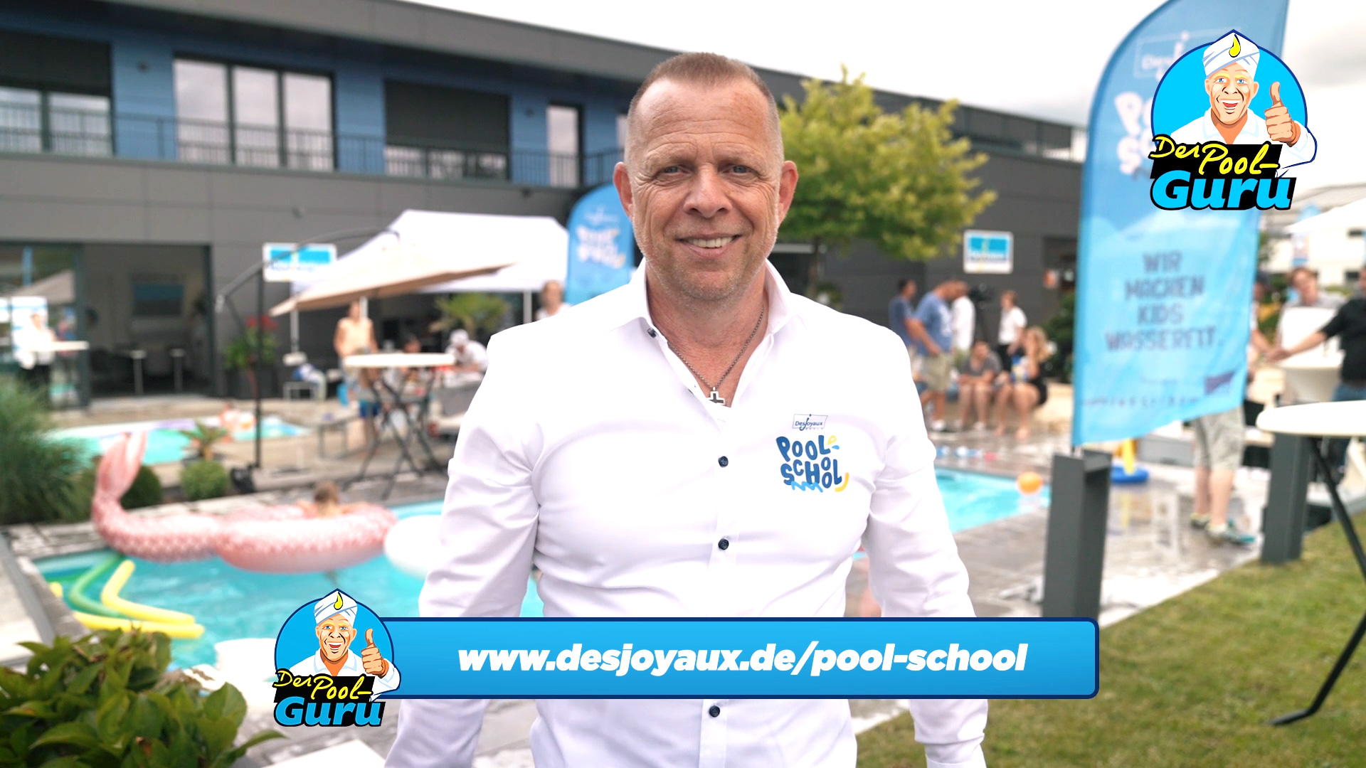 Mehr Informationen zu den Desjoyauy Pool School Schwimmkursen