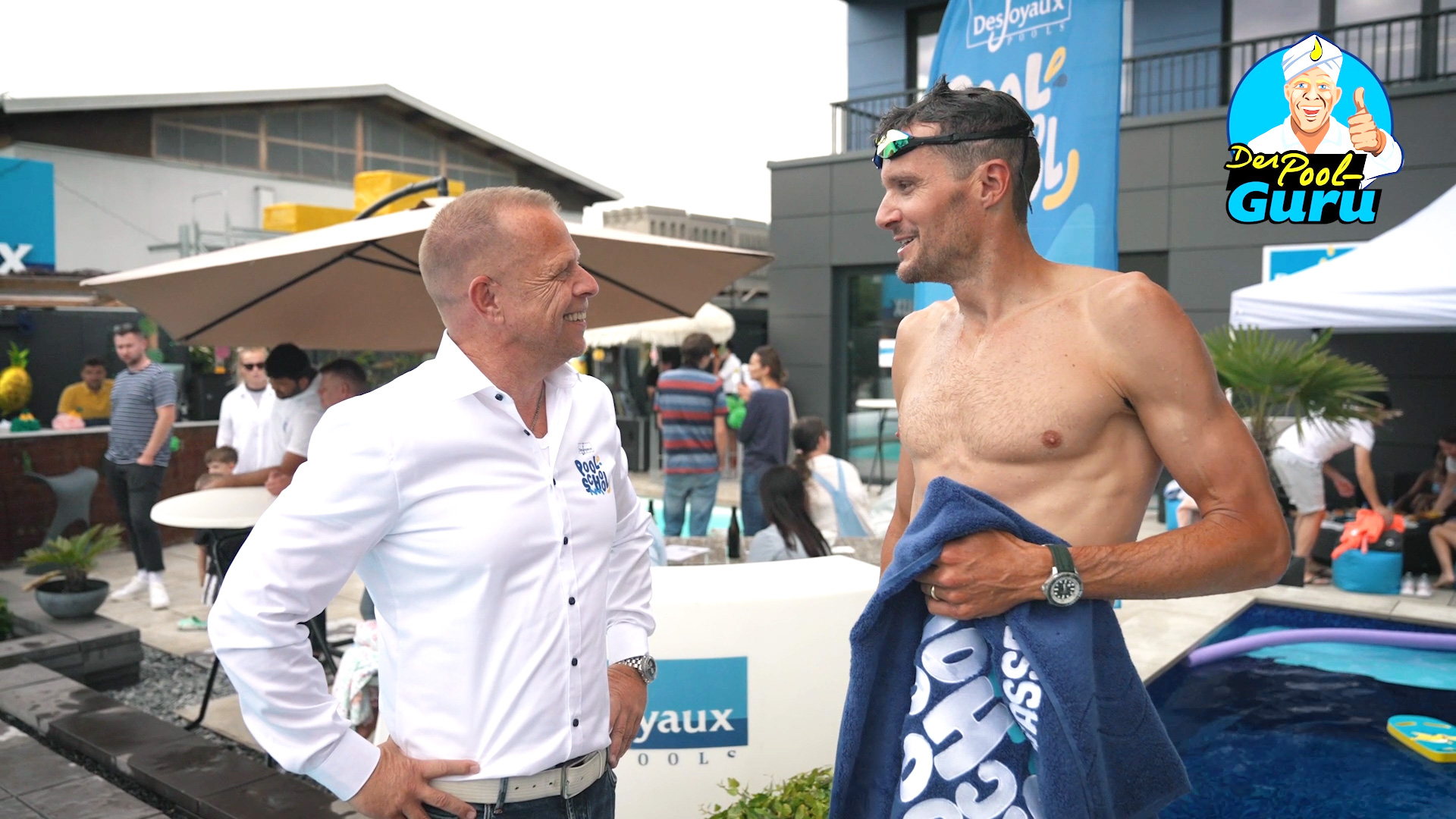 Pool Guru Axel Steinbach spricht mit Rekord Triathlet Jan Frodeno